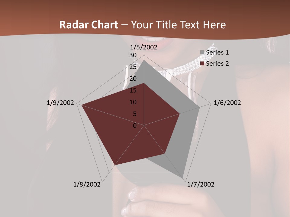 Latin White Woman PowerPoint Template