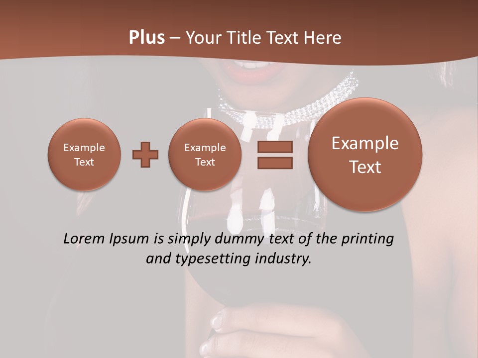Latin White Woman PowerPoint Template