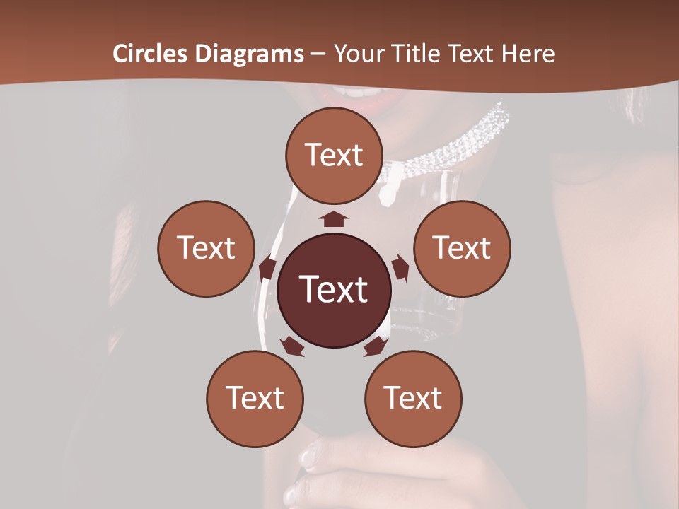 Latin White Woman PowerPoint Template