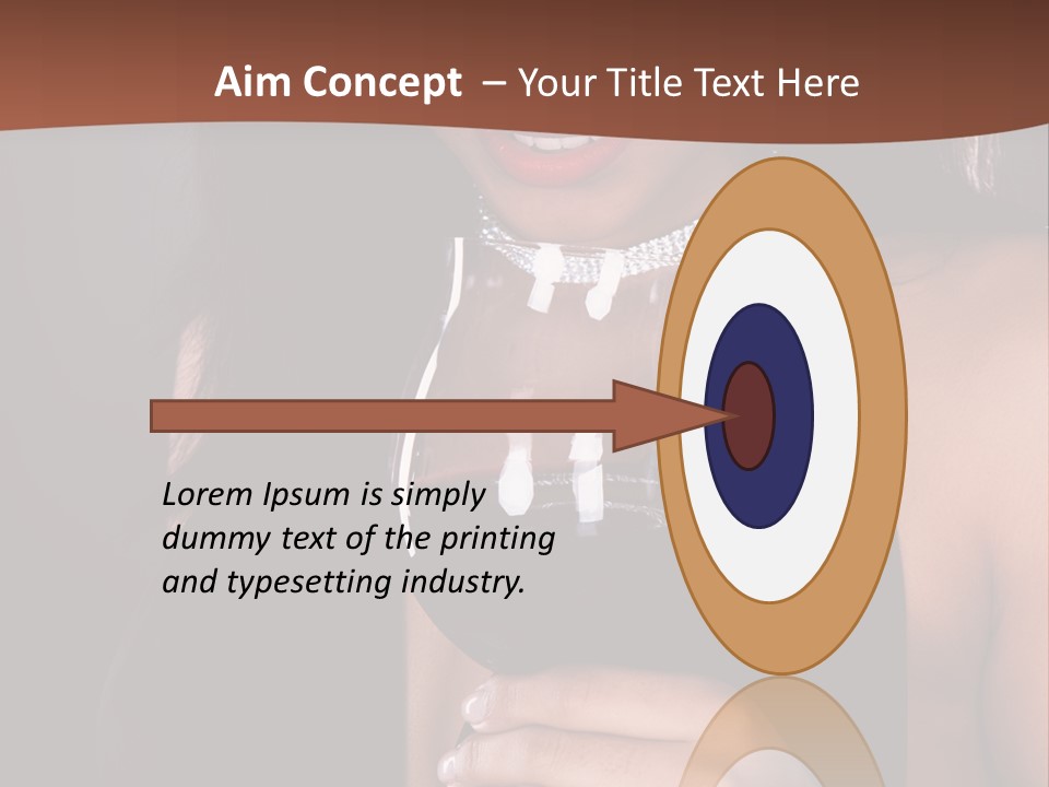 Latin White Woman PowerPoint Template