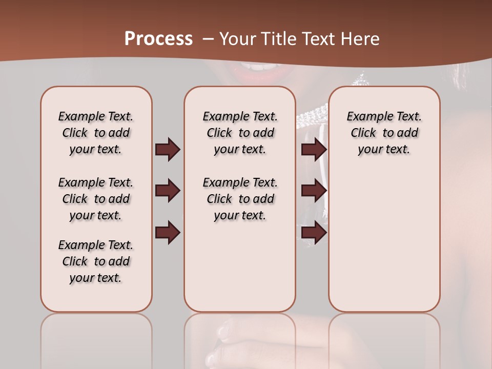 Latin White Woman PowerPoint Template