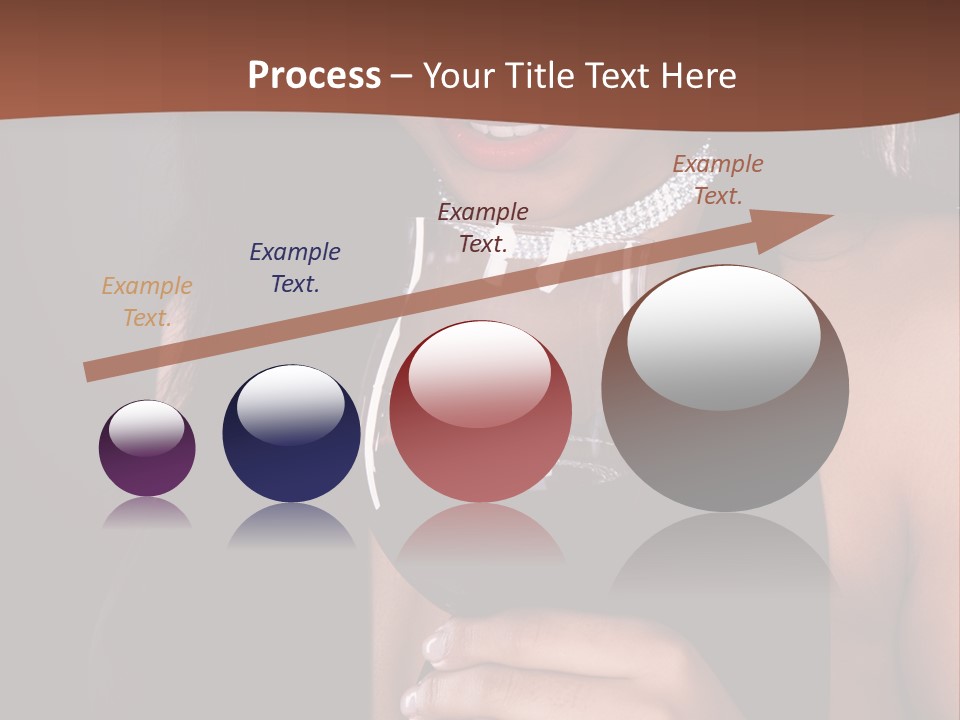 Latin White Woman PowerPoint Template