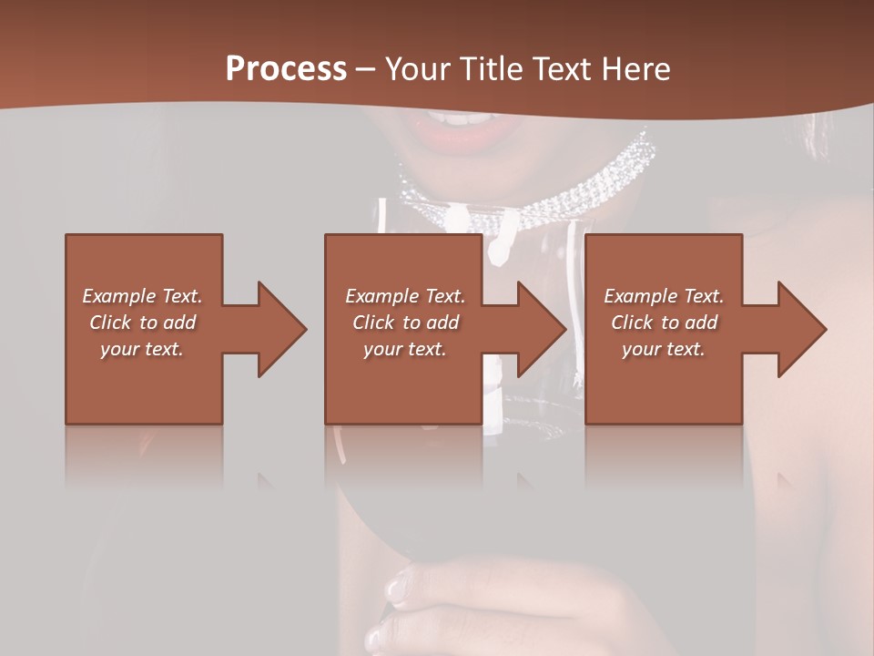 Latin White Woman PowerPoint Template