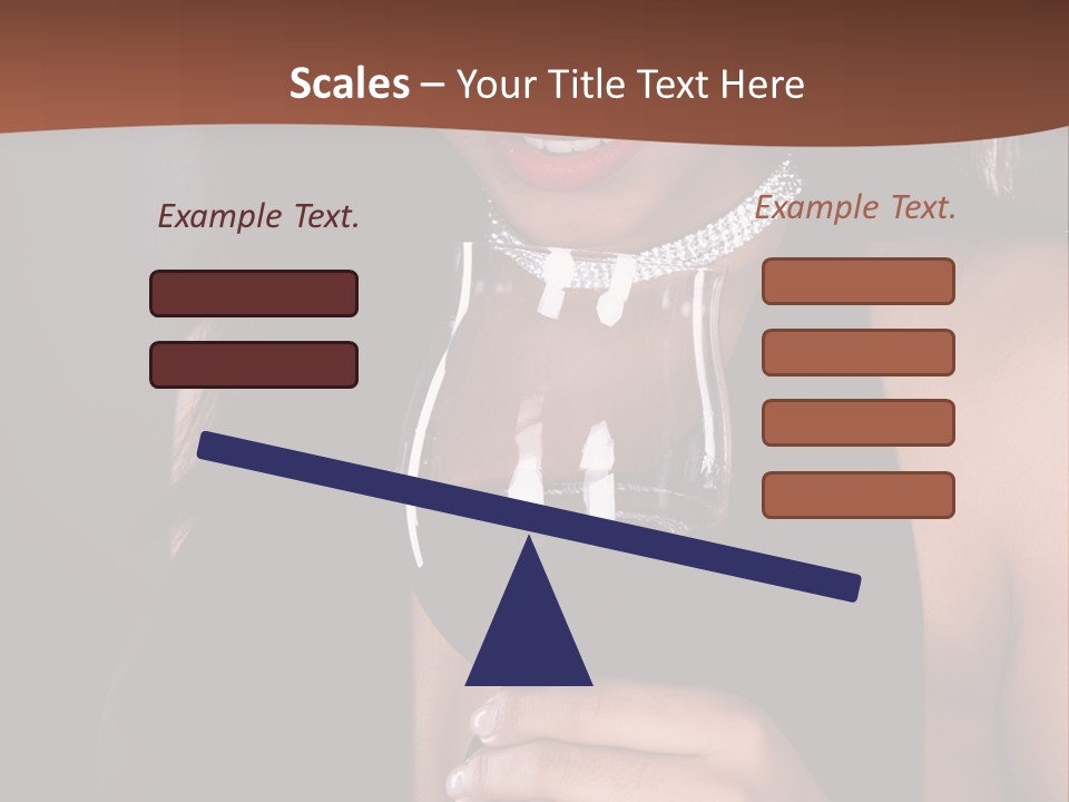 Latin White Woman PowerPoint Template