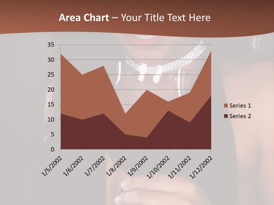 Latin White Woman PowerPoint Template