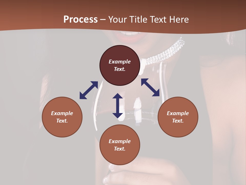 Latin White Woman PowerPoint Template