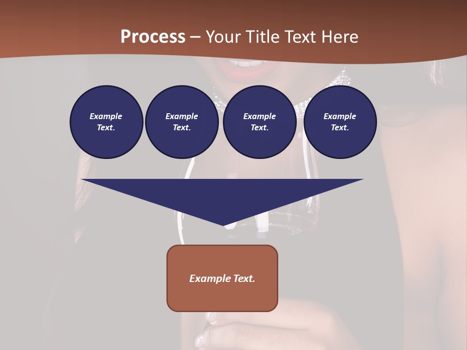 Latin White Woman PowerPoint Template