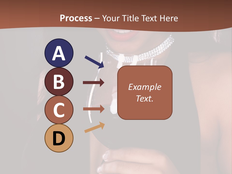 Latin White Woman PowerPoint Template