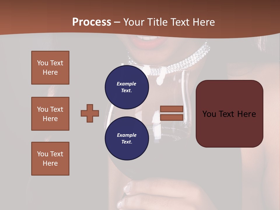 Latin White Woman PowerPoint Template