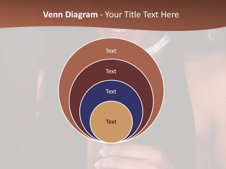 Latin White Woman PowerPoint Template