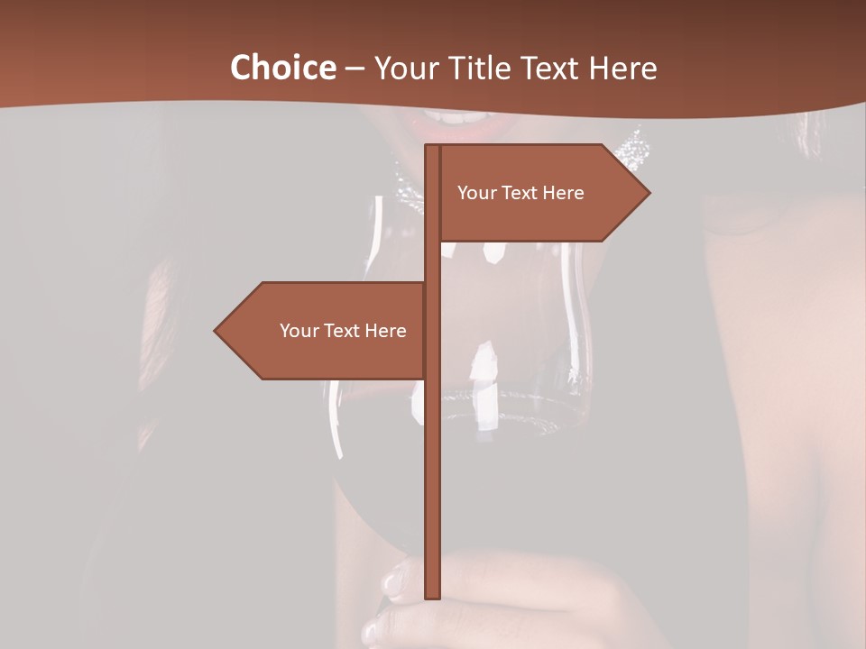 Latin White Woman PowerPoint Template