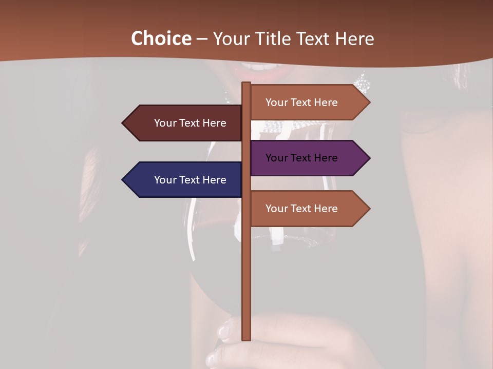 Latin White Woman PowerPoint Template