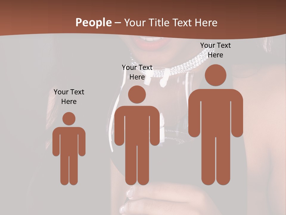 Latin White Woman PowerPoint Template