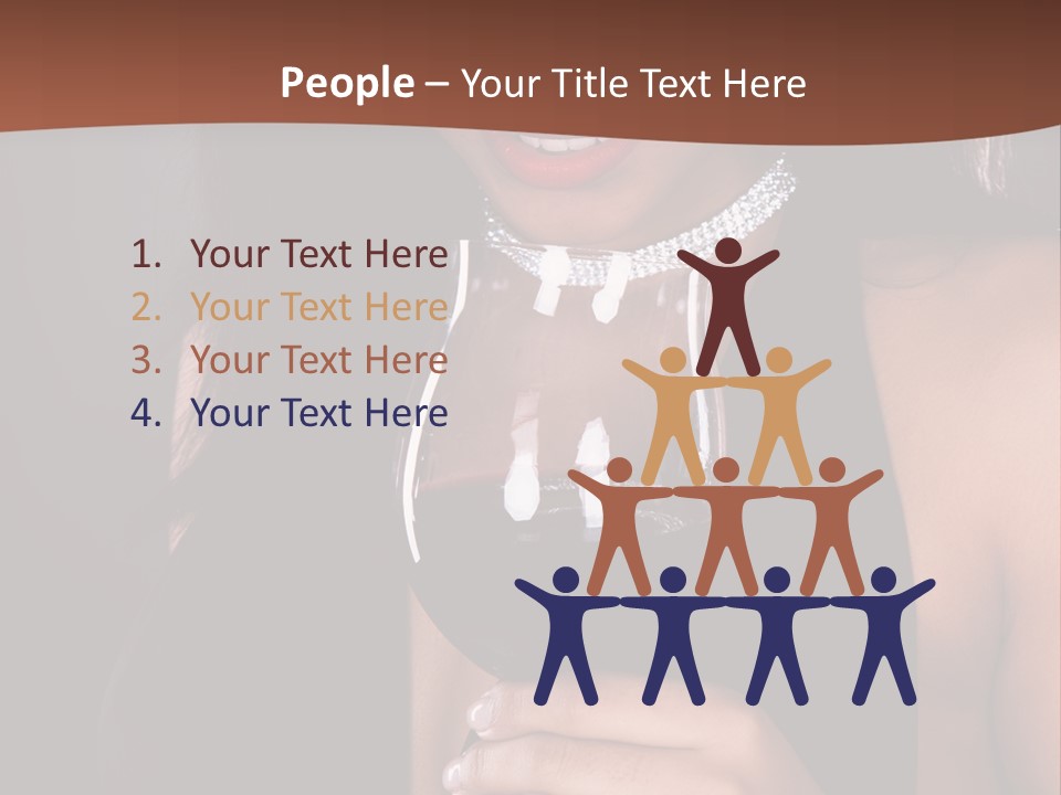 Latin White Woman PowerPoint Template