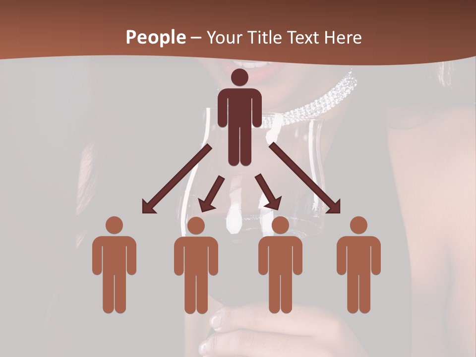 Latin White Woman PowerPoint Template