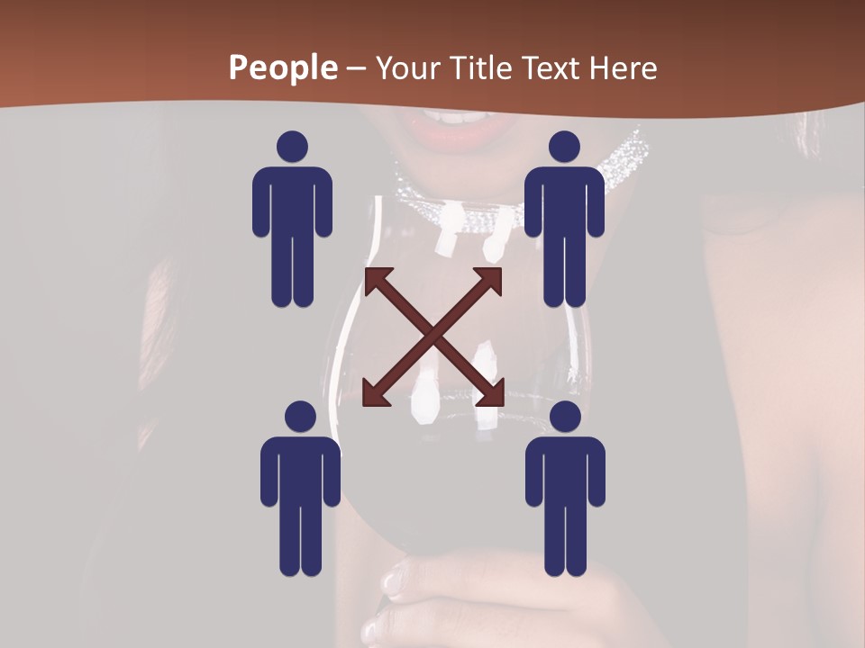 Latin White Woman PowerPoint Template