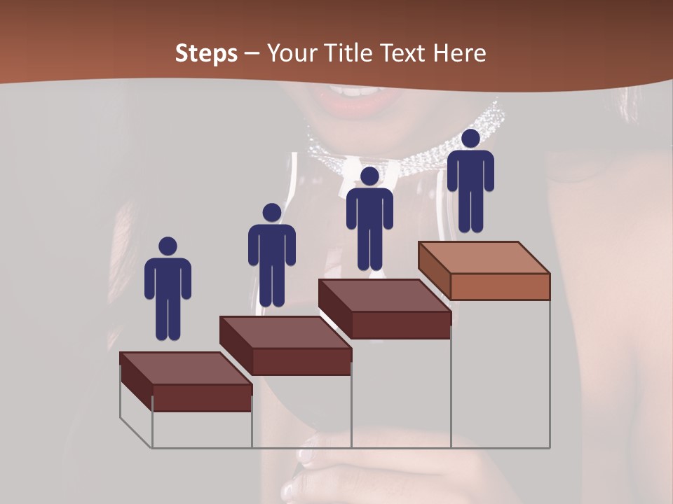 Latin White Woman PowerPoint Template