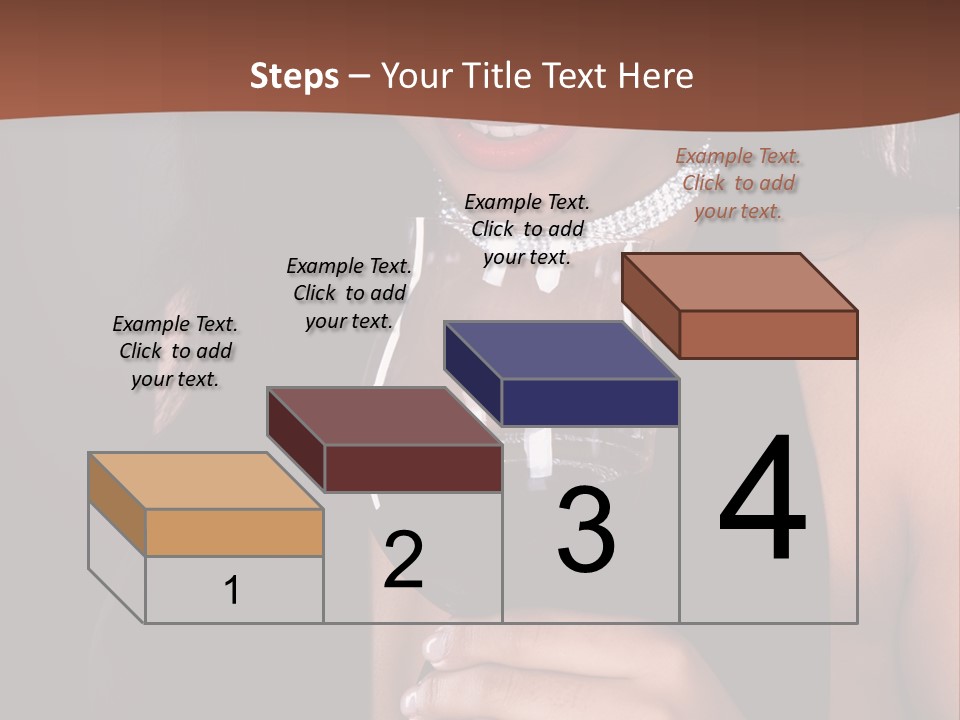 Latin White Woman PowerPoint Template