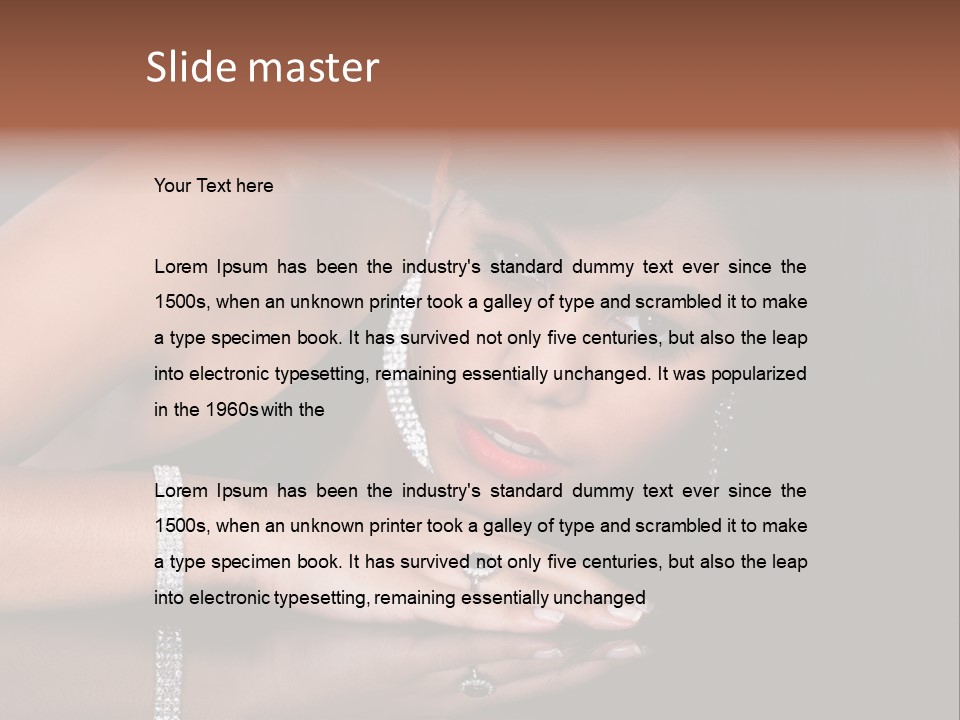 Beauty Woman Skin PowerPoint Template