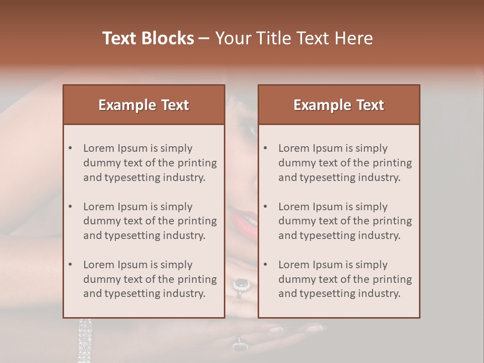 Beauty Woman Skin PowerPoint Template