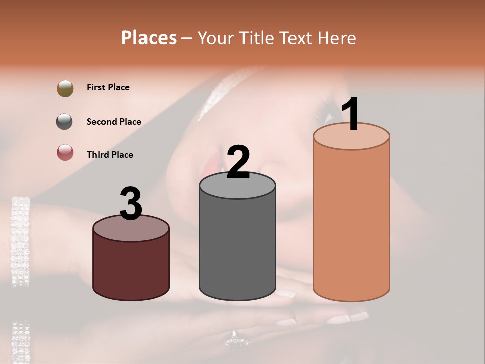 Fashion Hairstyle Model PowerPoint Template