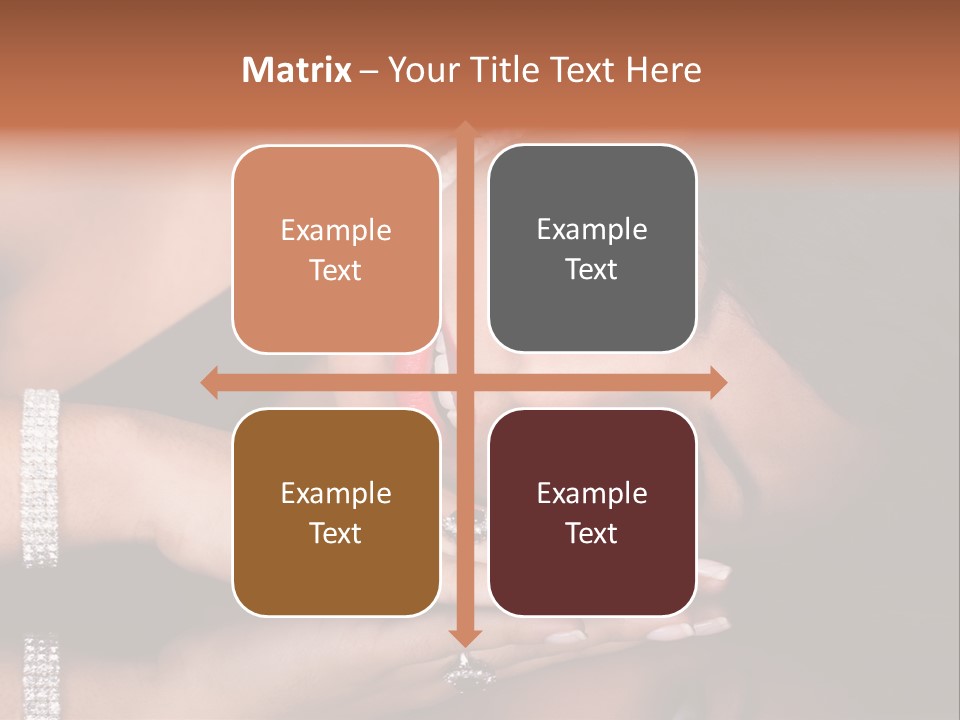 Fashion Hairstyle Model PowerPoint Template