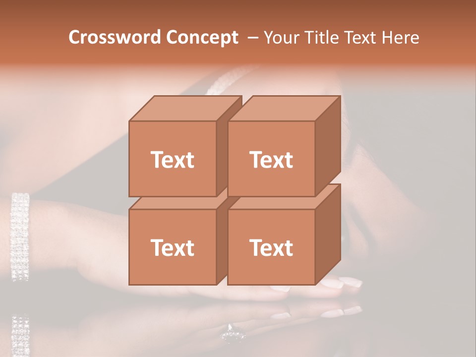 Fashion Hairstyle Model PowerPoint Template