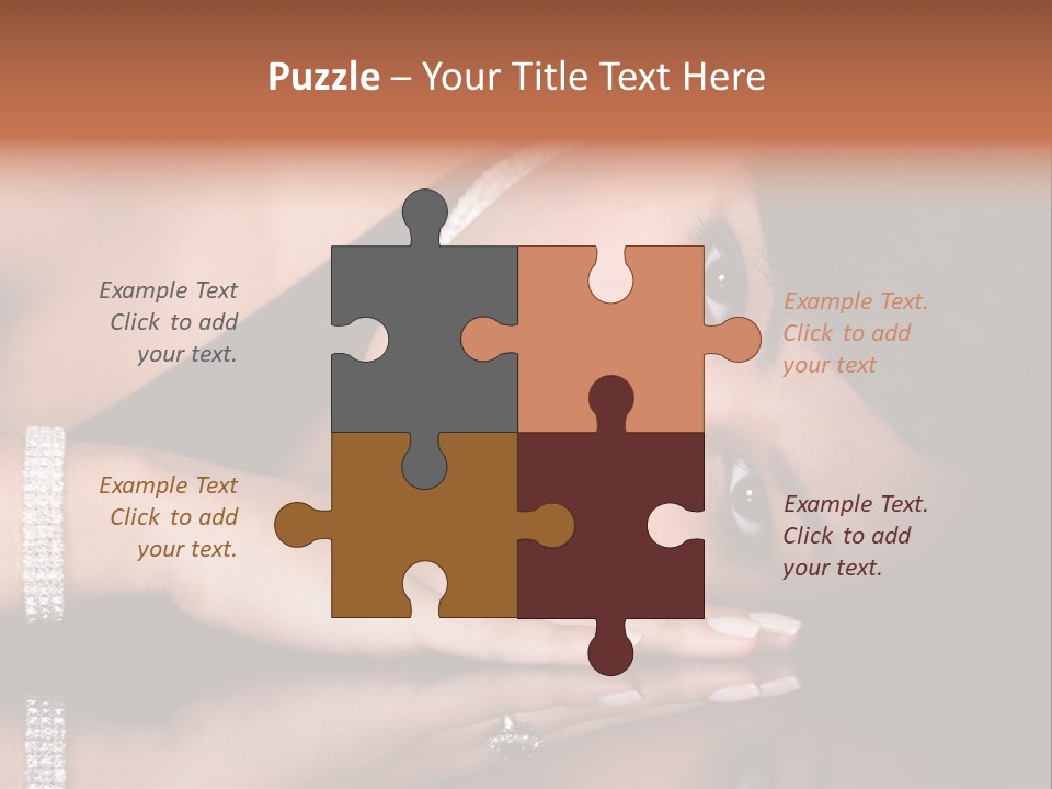 Fashion Hairstyle Model PowerPoint Template