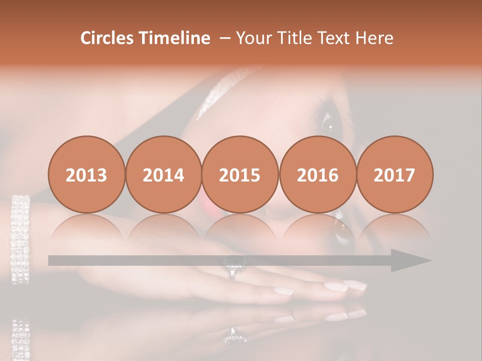 Fashion Hairstyle Model PowerPoint Template