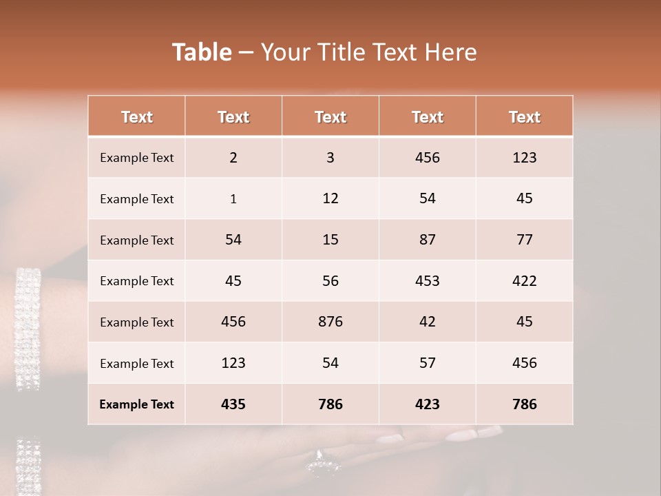 Fashion Hairstyle Model PowerPoint Template