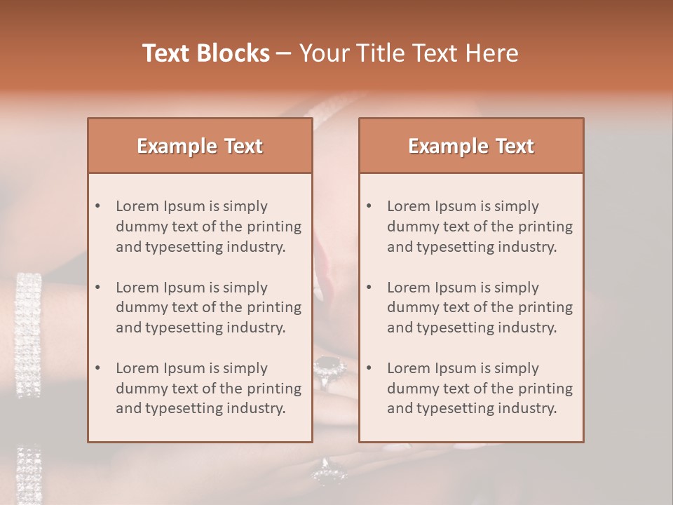 Fashion Hairstyle Model PowerPoint Template