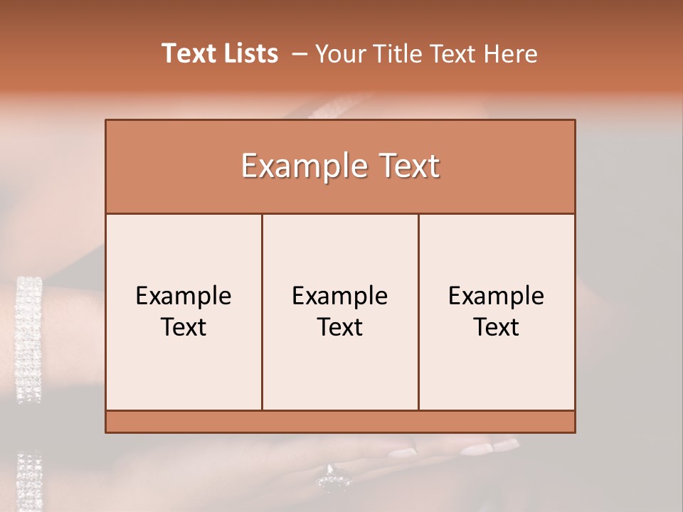 Fashion Hairstyle Model PowerPoint Template