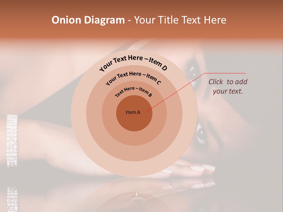 Fashion Hairstyle Model PowerPoint Template