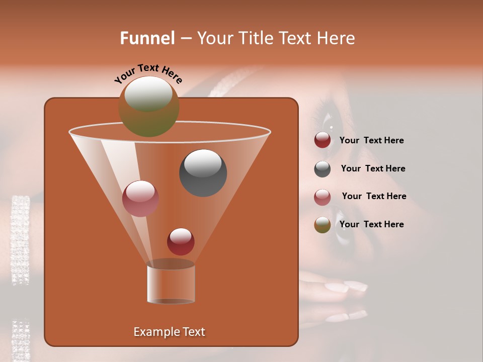 Fashion Hairstyle Model PowerPoint Template