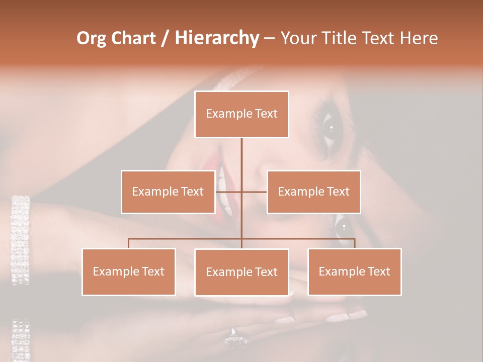 Fashion Hairstyle Model PowerPoint Template