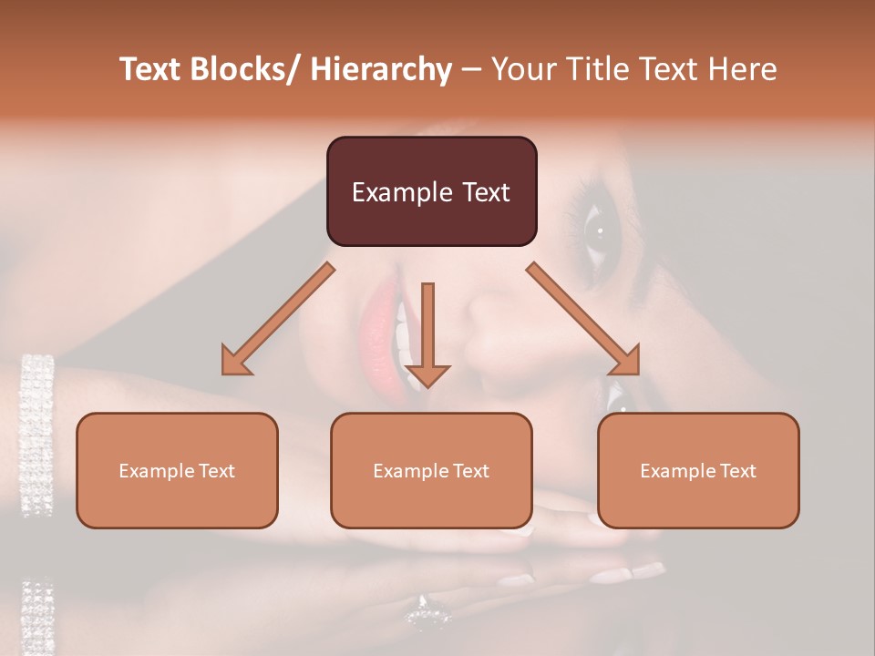Fashion Hairstyle Model PowerPoint Template