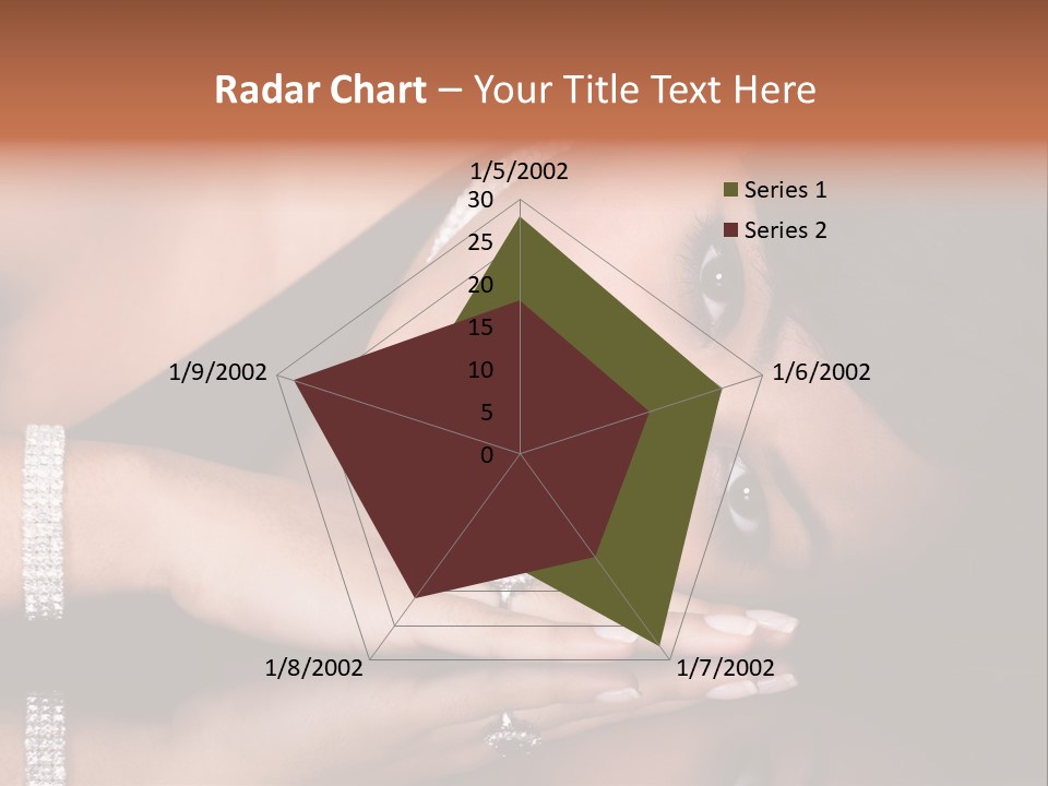 Fashion Hairstyle Model PowerPoint Template