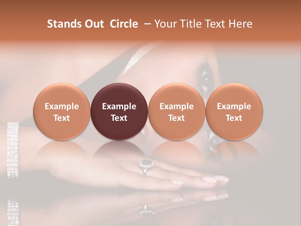 Fashion Hairstyle Model PowerPoint Template