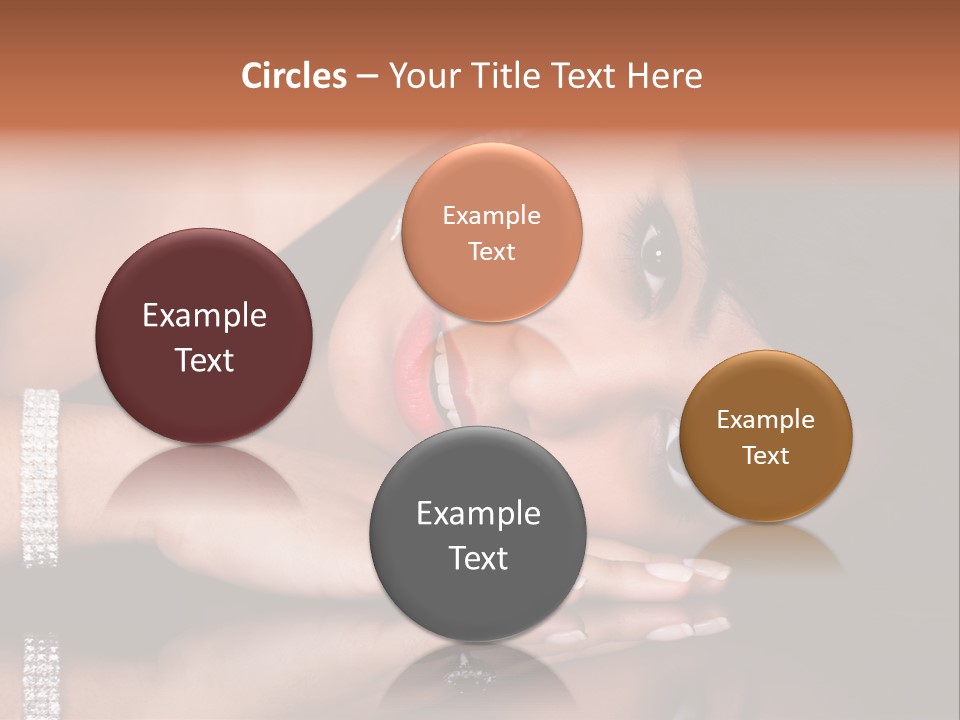 Fashion Hairstyle Model PowerPoint Template