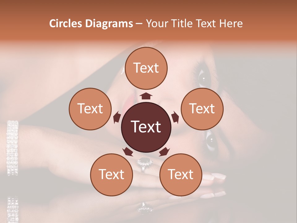 Fashion Hairstyle Model PowerPoint Template