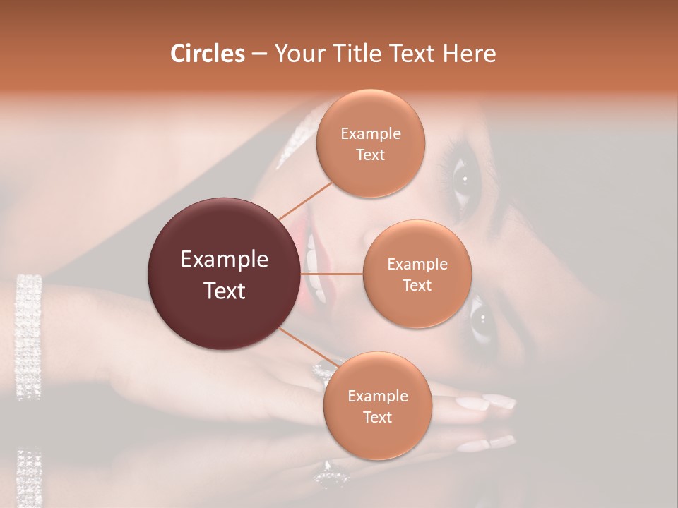 Fashion Hairstyle Model PowerPoint Template