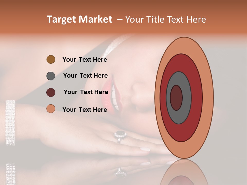 Fashion Hairstyle Model PowerPoint Template