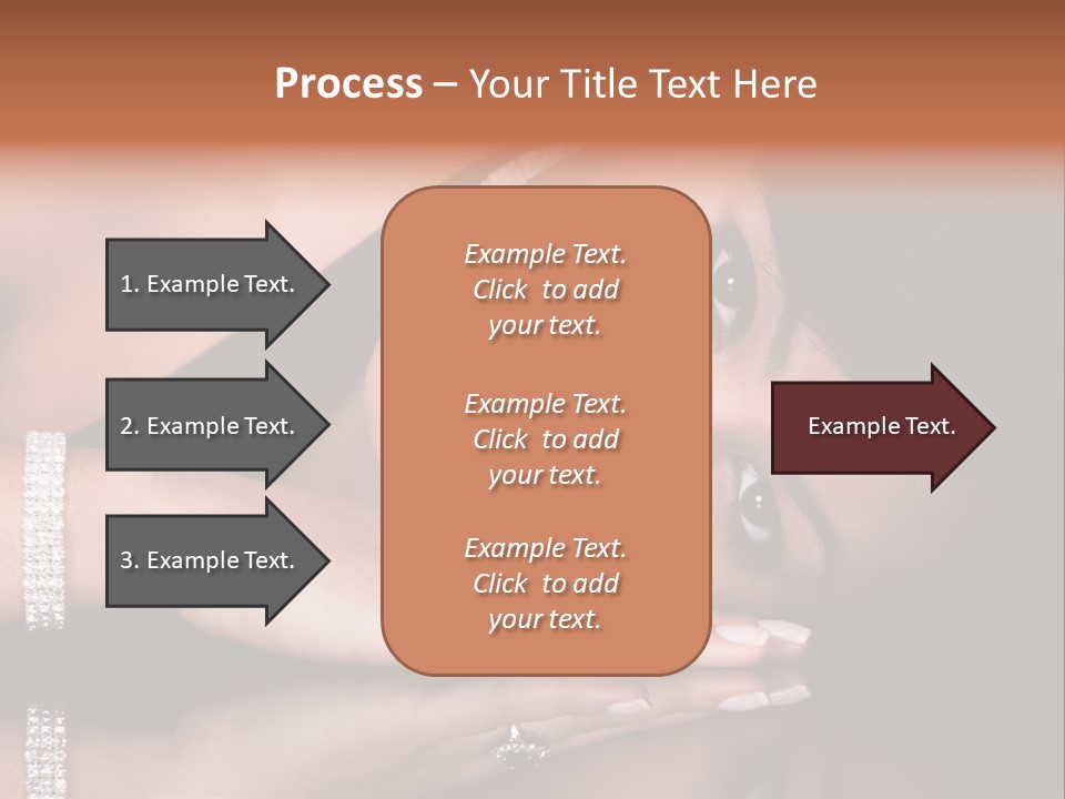 Fashion Hairstyle Model PowerPoint Template