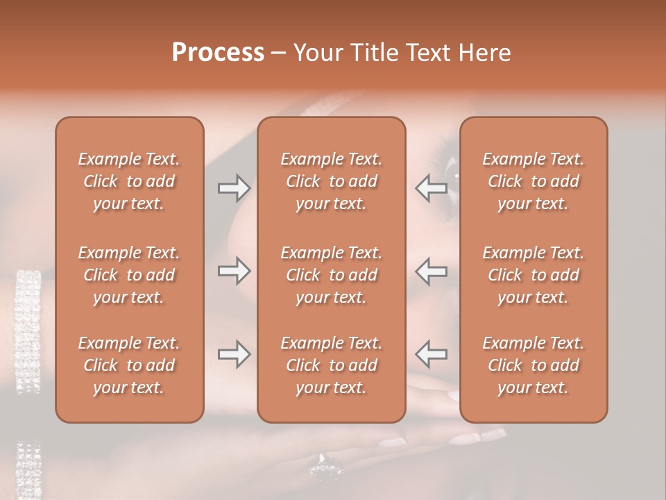 Fashion Hairstyle Model PowerPoint Template