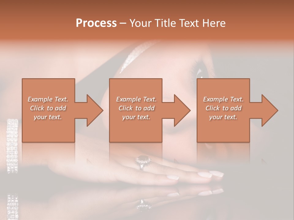 Fashion Hairstyle Model PowerPoint Template