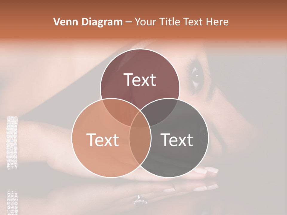 Fashion Hairstyle Model PowerPoint Template