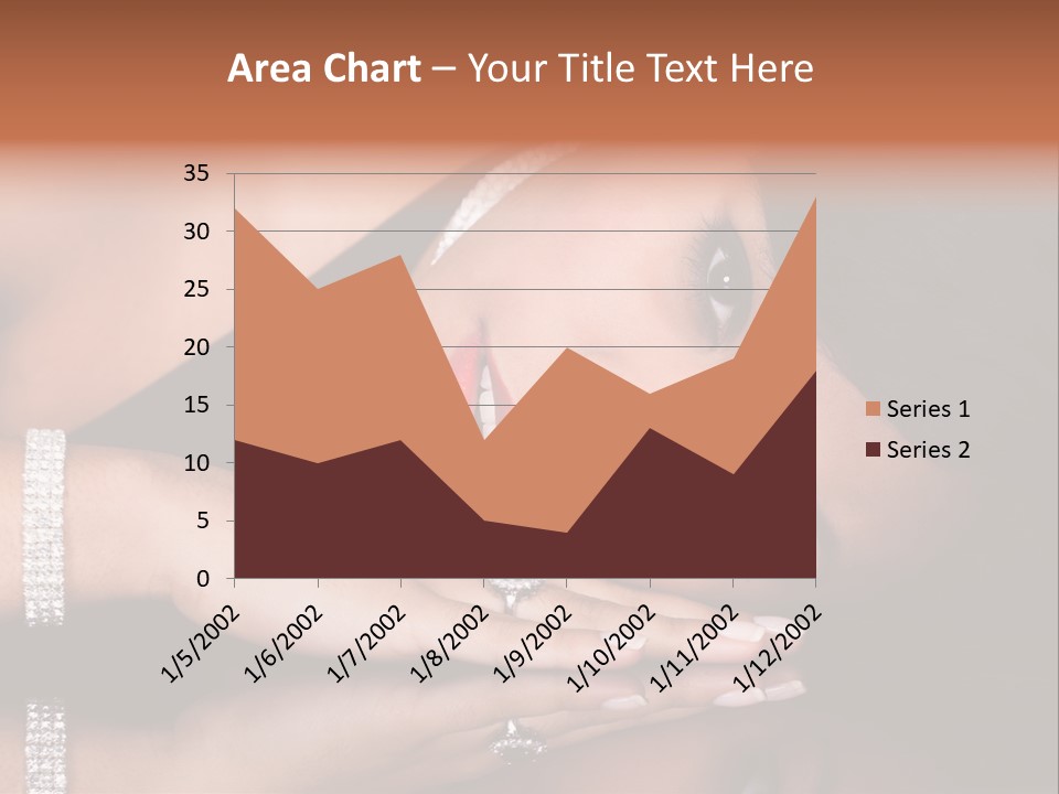 Fashion Hairstyle Model PowerPoint Template