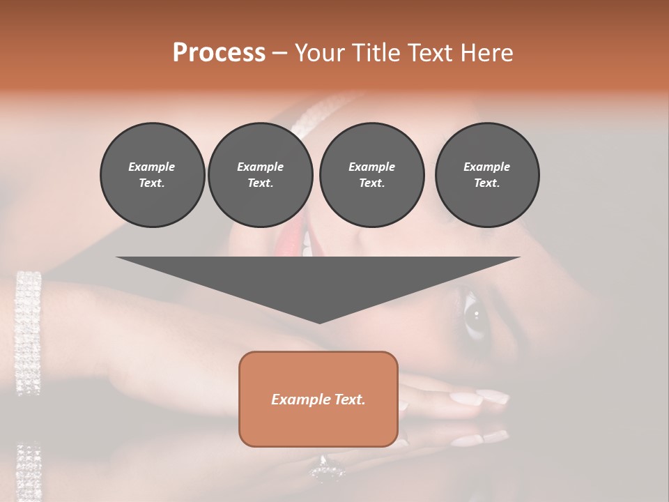 Fashion Hairstyle Model PowerPoint Template