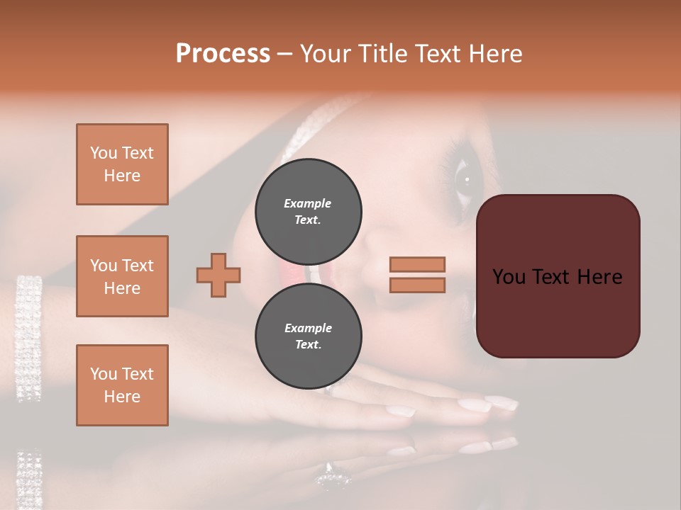 Fashion Hairstyle Model PowerPoint Template