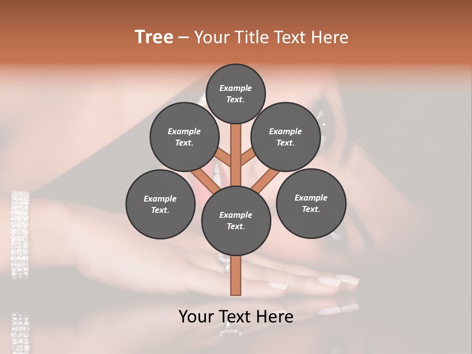 Fashion Hairstyle Model PowerPoint Template